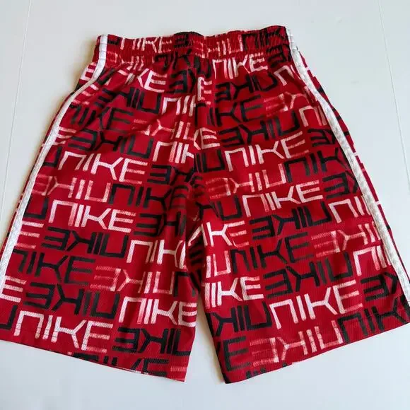 Nike Youth Dri-Fit Red Shorts Medium - Picture 6 of 6
